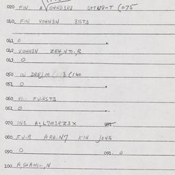 Eastern questionnaire, answ...