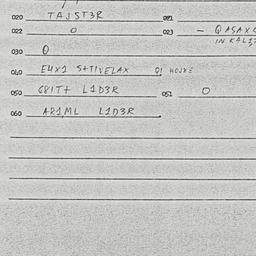Eastern questionnaire, answ...