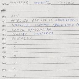 Eastern questionnaire, answ...