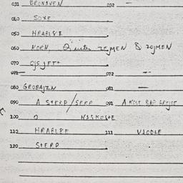 Eastern questionnaire, answ...