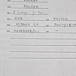 Eastern questionnaire, answ...