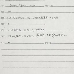 Eastern questionnaire, answ...