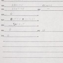 Eastern questionnaire, answ...