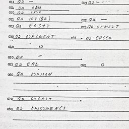 Eastern questionnaire, answ...