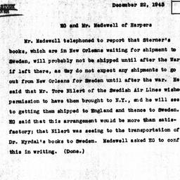 Memorandum from Eliza Gaylo...