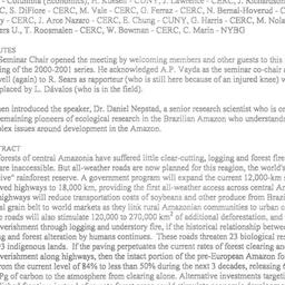 Minutes, 2000-09-26. Ecolog...