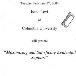 Announcements, 2004-02-03. ...