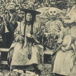 Group of Lamas, Darjeeling