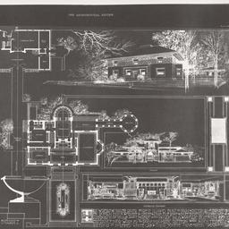First floor plan, view, ele...