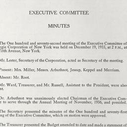 Executive Committee Meeting