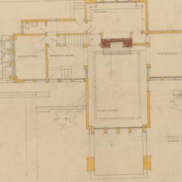 First floor plan, scheme D