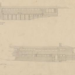 South, north elevations