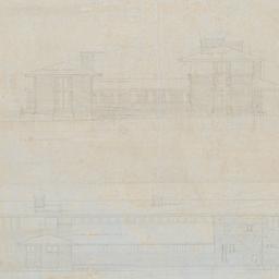 East, north elevations
