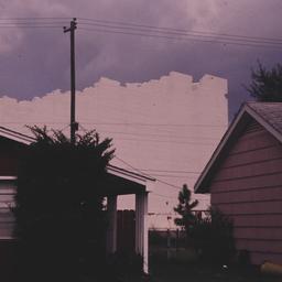 Exterior view, top of build...