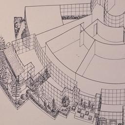 Axonometric drawing.