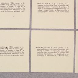 Grid of tiles printed with ...