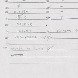 Eastern questionnaire, answ...