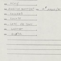 Eastern questionnaire, answ...