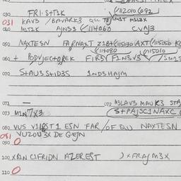 Eastern questionnaire, answ...