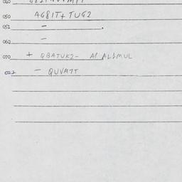Eastern questionnaire, answ...