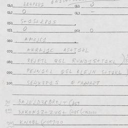 Eastern questionnaire, answ...