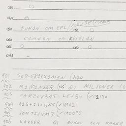 Eastern questionnaire, answ...