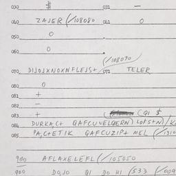 Eastern questionnaire, answ...