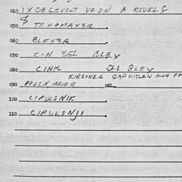 Eastern questionnaire, answ...