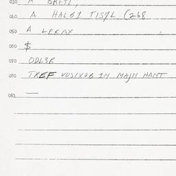 Eastern questionnaire, answ...