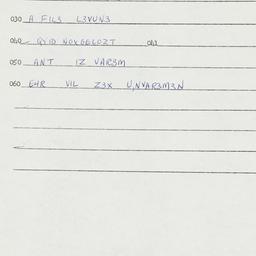 Eastern questionnaire, answ...