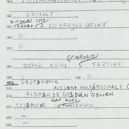 Eastern questionnaire, answ...