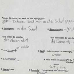 Western questionnaire, answ...