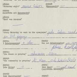 Western questionnaire, answ...