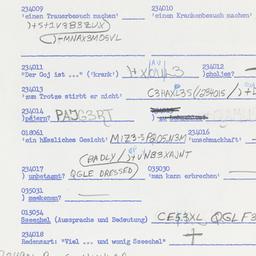 Western questionnaire, answ...