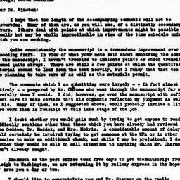Letter from Paul Webbink to...