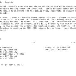 Correspondence, 2004-07-03....
