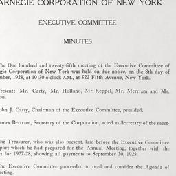 Executive Committee Meeting