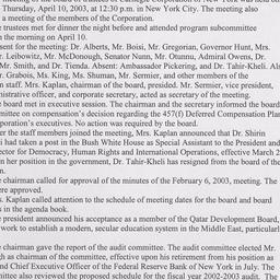 Board Meeting