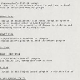Agenda Committee