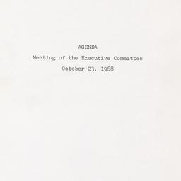 Executive Committee Meeting