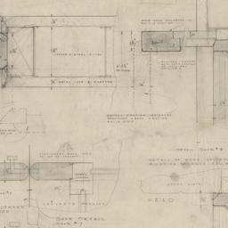 Working drawing #1: Door fr...