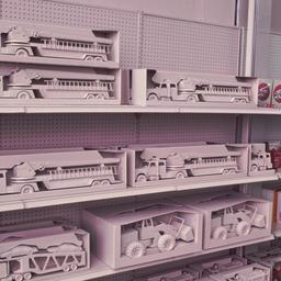 Inside/outside toy truck di...