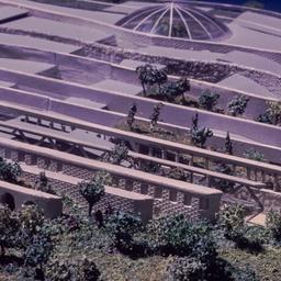 Model, aerial view.