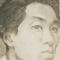 A self portrait painting of...