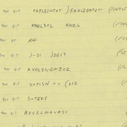 Eastern questionnaire, answ...