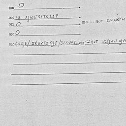 Eastern questionnaire, answ...