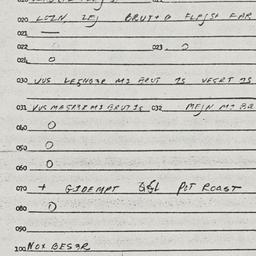 Eastern questionnaire, answ...