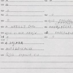Eastern questionnaire, answ...