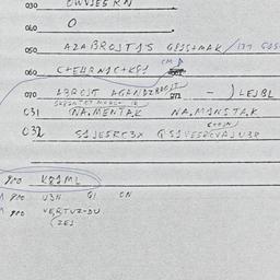 Eastern questionnaire, answ...