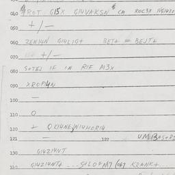 Eastern questionnaire, answ...